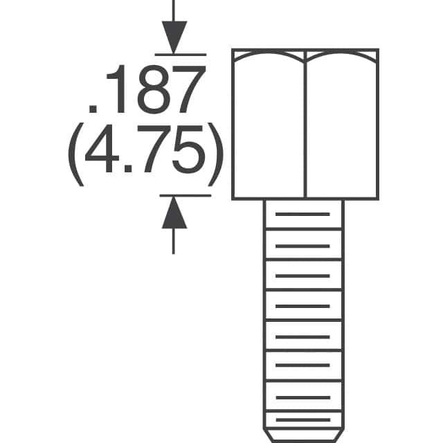 7231-5 Keystone Electronics  Tornillos de fijación para conectores D-Sub en forma de D